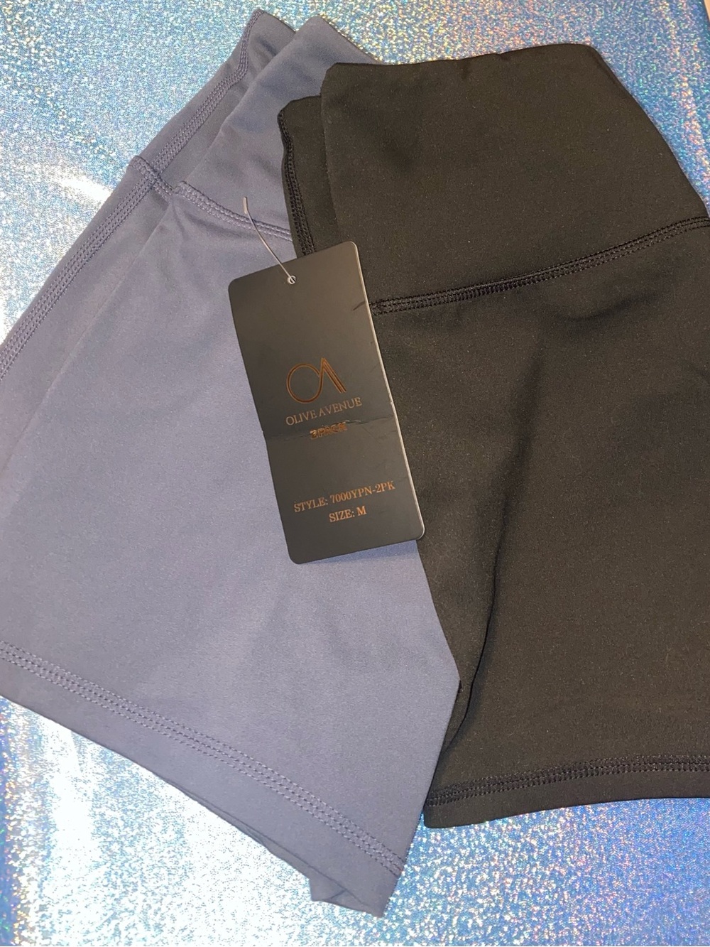 Olive Avenue Active Shorts - Navy & Black
